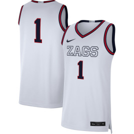 Men's - # Gonzaga Bulldogs Nike Limited White College Basketball Jersey