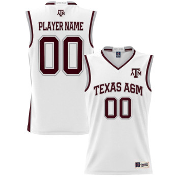 Youth Texas A&M Aggies ProSphere NIL Customize White College Basketball Jersey