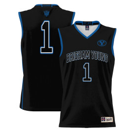 Youth #1 BYU Cougars ProSphere Black College Basketball Jersey