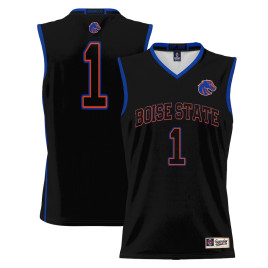 Men's - #1 Boise State Broncos ProSphere Black College Basketball Jersey Men's - #1 Boise State Broncos ProSphere Black College Basketball Jersey