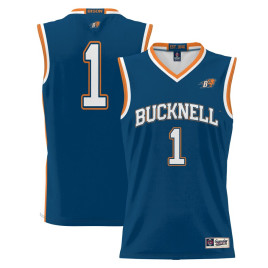 Men's - #1 Bucknell Bison ProSphere Blue College Basketball Jersey