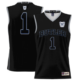 Youth #1 Butler Bulldogs ProSphere Black College Basketball Jersey