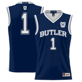 Men's - #1 Butler Bulldogs ProSphere Navy College Basketball Jersey