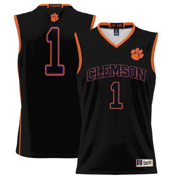Men's - #1 Clemson Tigers ProSphere Black College Basketball Jersey