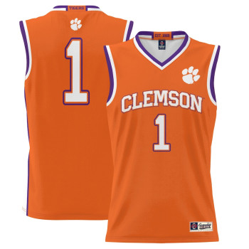 Men's - #1 Clemson Tigers ProSphere Orange College Basketball Jersey