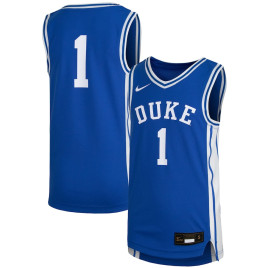 Youth #1 Duke Blue Devils Nike Replica Team Royal College Basketball Jersey
