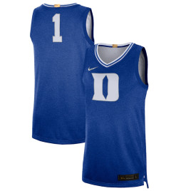 Men's - #1 Duke Blue Devils Nike 100th Anniversary Rivalry Limited Royal College Basketball Jersey