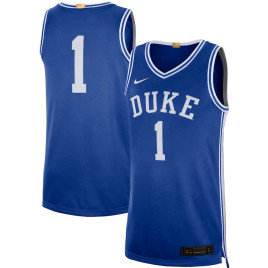 Men's - #1 Duke Blue Devils Nike Limited Royal College Basketball Jersey