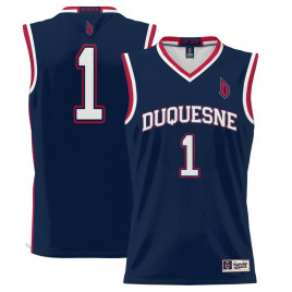 Youth #1 Duquesne Dukes ProSphere Navy College Basketball Jersey Youth #1 Duquesne Dukes ProSphere Navy College Basketball Jersey