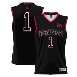 Youth #1 Fresno State Bulldogs ProSphere Black College Basketball Jersey