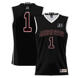 Youth #1 Jackson State Tigers ProSphere Black College Basketball Jersey