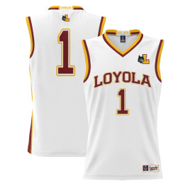 Youth #1 Loyola Chicago Ramblers ProSphere White College Basketball Jersey