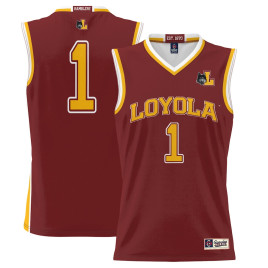 Men's - #1 Loyola Chicago Ramblers ProSphere Maroon College Basketball Jersey