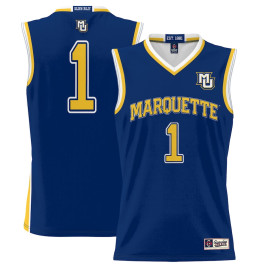 Men's - #1 Marquette Golden Eagles ProSphere Navy College Basketball Jersey Men's - #1 Marquette Golden Eagles ProSphere Navy College Basketball Jersey