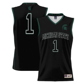 Youth #1 Michigan State Spartans ProSphere Black College Basketball Jersey