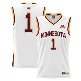 Youth #1 Minnesota Golden Gophers ProSphere White College Basketball Jersey