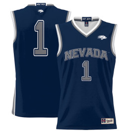Youth #1 Nevada Wolf Pack ProSphere Navy College Basketball Jersey