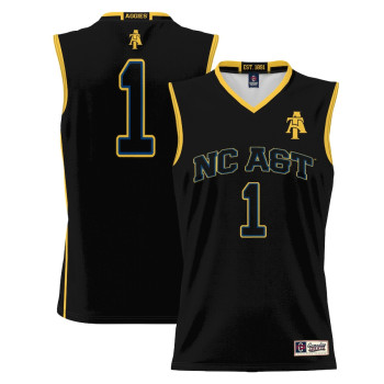 Men's - #1 North Carolina A&T Aggies ProSphere Black College Basketball Jersey