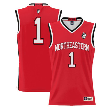 Youth #1 Northeastern Huskies ProSphere Red College Basketball Jersey