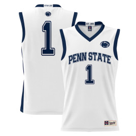 Men's - #1 Penn State Nittany Lions ProSphere White College Basketball Jersey