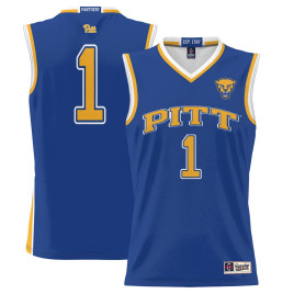 Men's - #1 Pitt Panthers ProSphere Royal College Basketball Jersey Men's - #1 Pitt Panthers ProSphere Royal College Basketball Jersey
