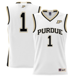 Youth #1 Purdue Boilermakers ProSphere White College Basketball Jersey