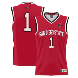Youth #1 San Diego State Aztecs ProSphere Cardinal College Basketball Jersey