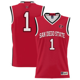 Men's - #1 San Diego State Aztecs ProSphere Cardinal College Basketball Jersey