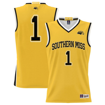Men's - #1 Southern Miss Golden Eagles ProSphere Gold College Basketball Jersey
