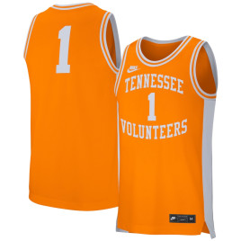 Men's - #1 Tennessee Volunteers Nike Retro Replica Tennessee Orange College Basketball Jersey