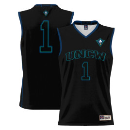 Youth #1 UNC Wilmington Seahawks ProSphere Black College Basketball Jersey
