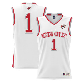 Youth #1 Western Kentucky Hilltoppers ProSphere White College Basketball Jersey