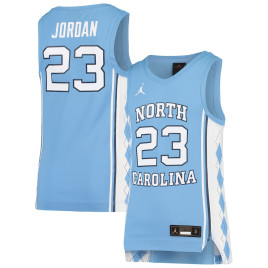 Youth #23 North Carolina Tar Heels Jordan Brand Team Replica Carolina Blue College Basketball Jersey