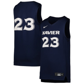Youth #23 Xavier Musketeers Nike Icon Replica Navy College Basketball Jersey