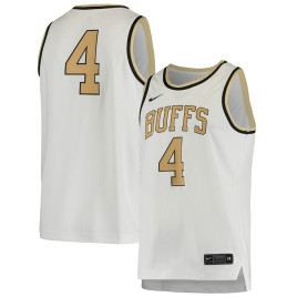 Men's - #4 Colorado Buffaloes Nike Replica White College Basketball Jersey Men's - #4 Colorado Buffaloes Nike Replica White College Basketball Jersey