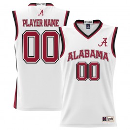 Men's - Alabama Crimson Tide ProSphere NIL Customize White College Basketball Jersey