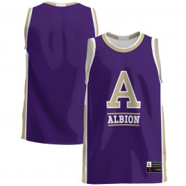 Men's - Albion Britons Purple College Basketball Jersey