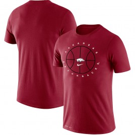 Men's - Arkansas Razorbacks Nike Icon Legend Performance Cardinal College Basketball T-Shirt