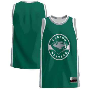 Men's - Babson Beavers Green College Basketball Jersey