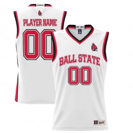 Women's Ball State Cardinals ProSphere NIL Customize White College Basketball Jersey