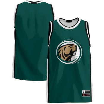 Men's - Bemidji State Beavers Green College Basketball Jersey