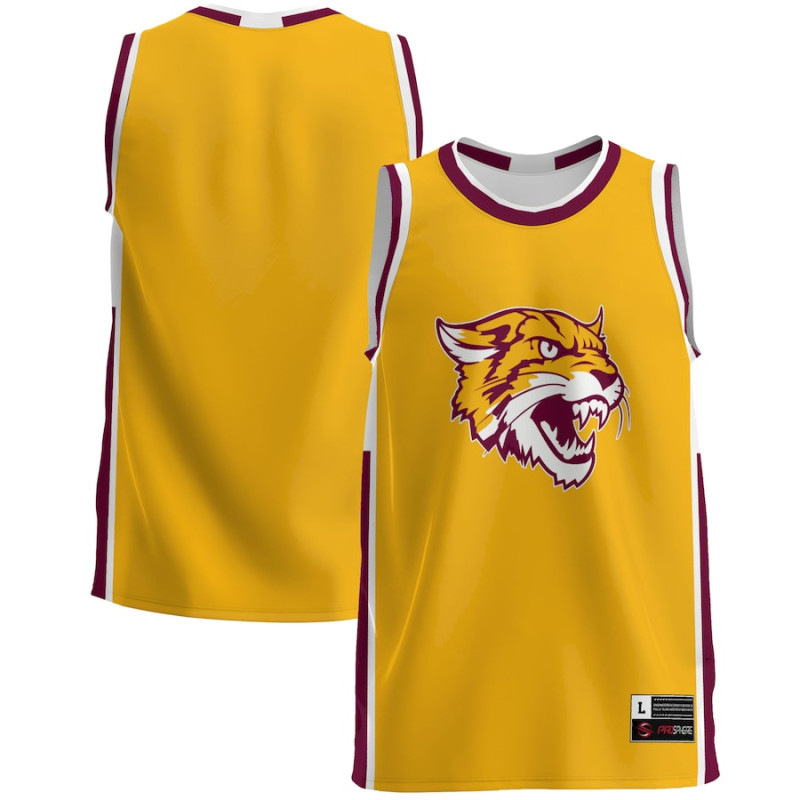 Men's - Bethune-Cookman Wildcats Gold College Basketball Jersey Men's - Bethune-Cookman Wildcats Gold College Basketball Jersey