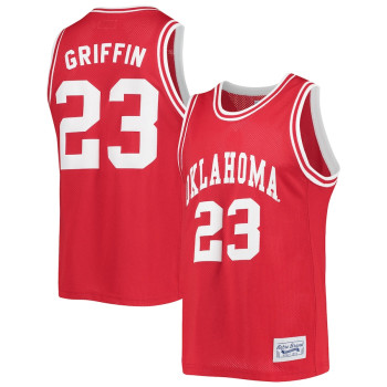 Men's - Blake Griffin Oklahoma Sooners Original Retro Brand Commemorative Classic Crimson College Basketball Jersey