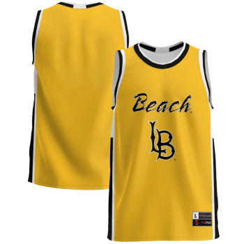 Men's - Cal State Long Beach The Beach Gold College Basketball Jersey