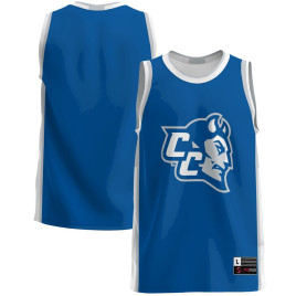 Men's - Central Connecticut State Blue Devils Blue College Basketball Jersey