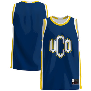 Men's - Central Oklahoma Bronchos Blue College Basketball Jersey