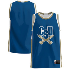Men's - Charleston Southern Buccaneers Blue College Basketball Jersey