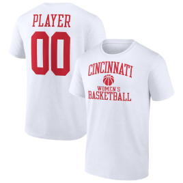 Women's Cincinnati Bearcats Customize NIL Gameday Tradition White College Basketball T-Shirt