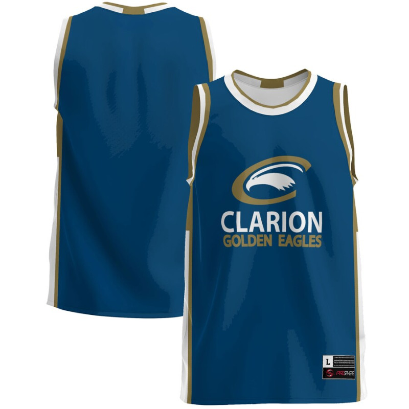 Men's - Clarion Golden Eagles Blue College Basketball Jersey Men's - Clarion Golden Eagles Blue College Basketball Jersey