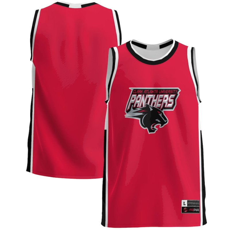 Men's - Clark Atlanta University Panthers Red College Basketball Jersey Men's - Clark Atlanta University Panthers Red College Basketball Jersey